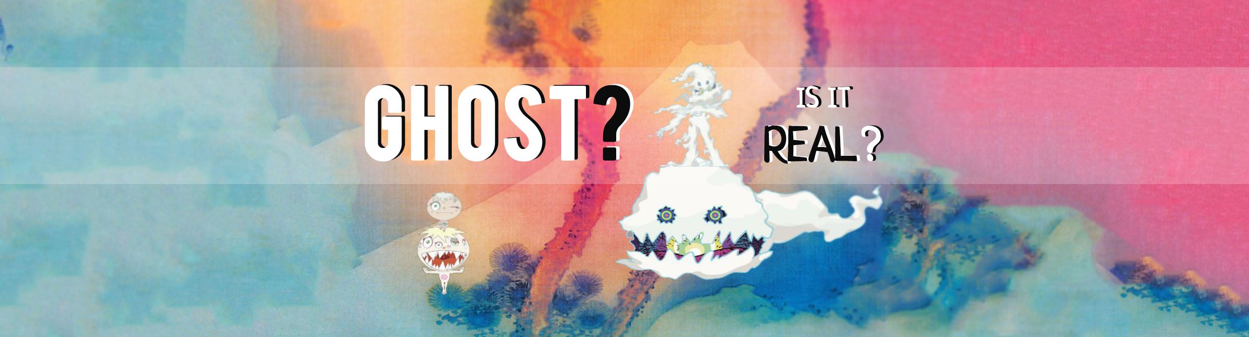 Ghostly paranormal concept illustration