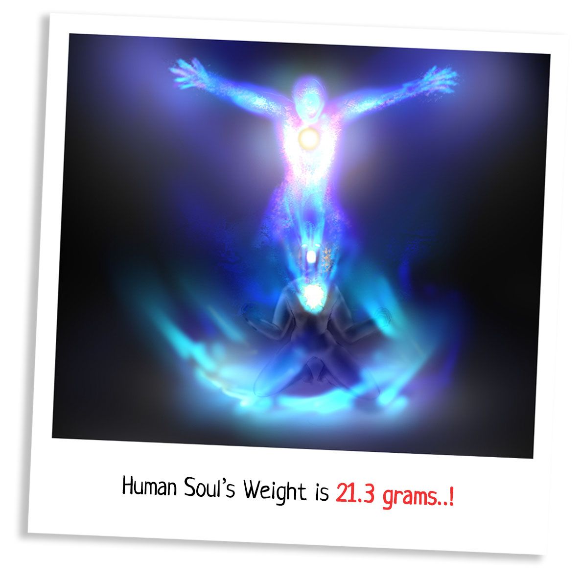 Science and soul concept